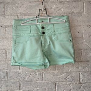High waisted shorts
